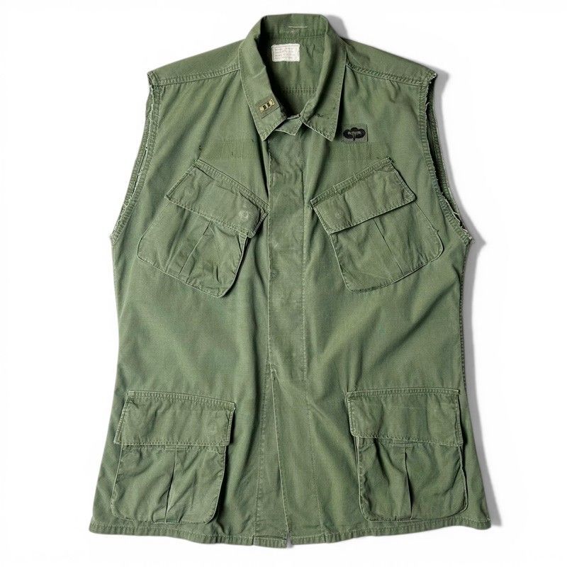 60s 米軍実物 ジャングルファティーグ リップストップ レギュラー