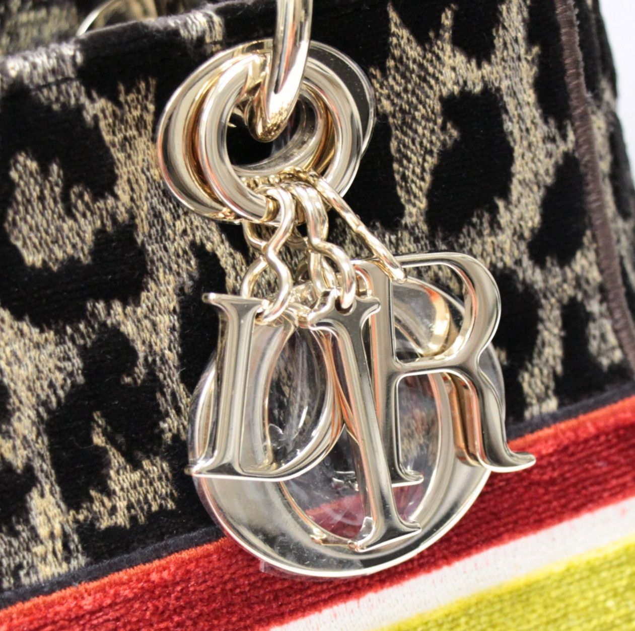 TH 美品 Christian Dior クリスチャンディオール リボンネックレス CD