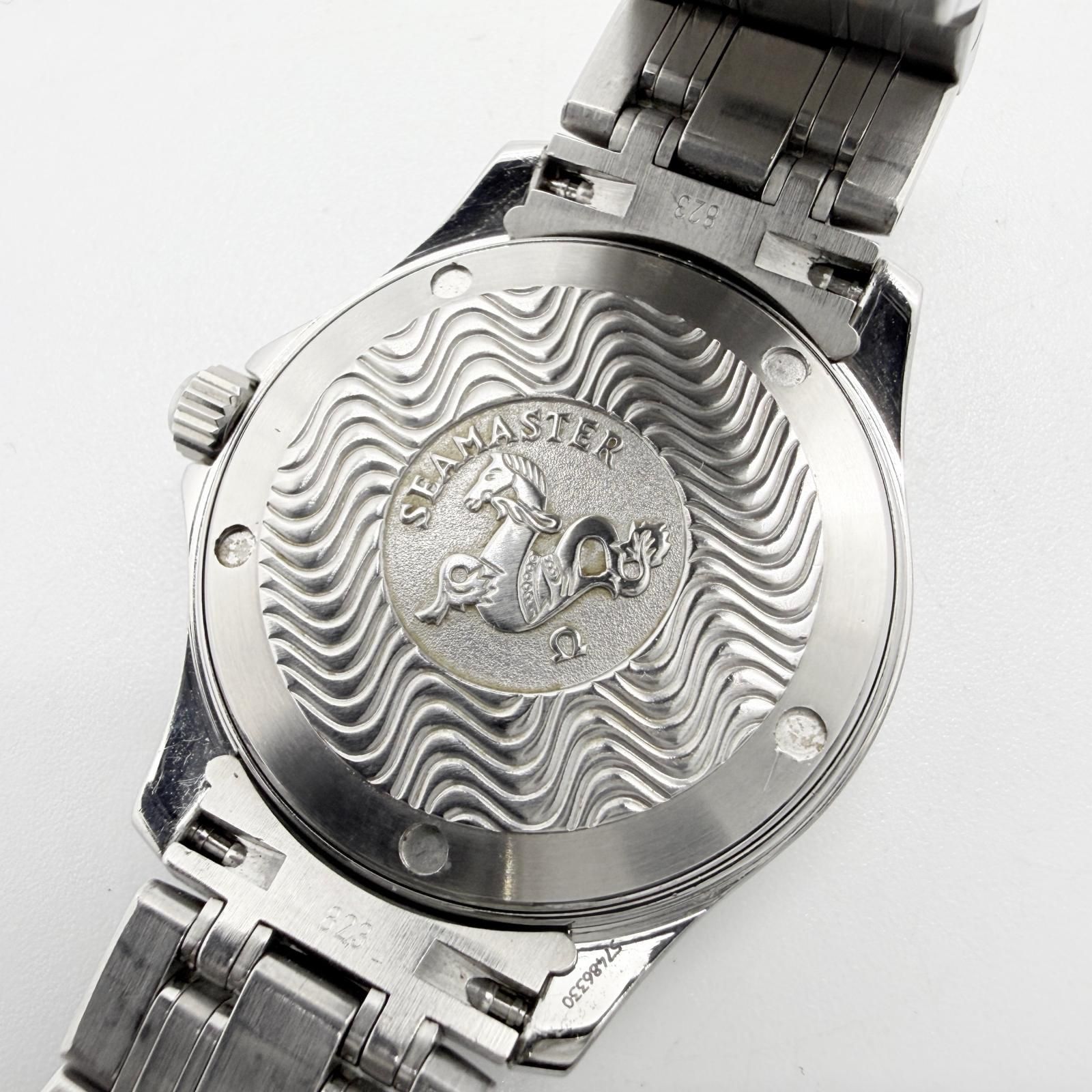 OMEGA オメガ シーマスター 120m 196 1501 シルバー QZ メンズ 腕時計