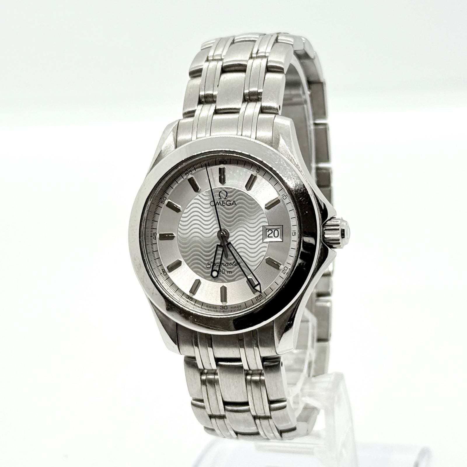 OMEGA オメガ シーマスター 120m 196 1501 シルバー QZ メンズ 腕時計