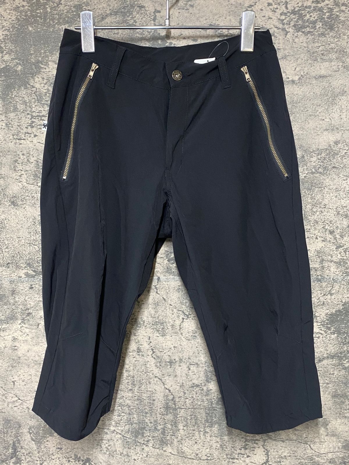 KA332 カペルミュール KAPELMUUR リップストップ 3Dクロップドパンツ 黒 S