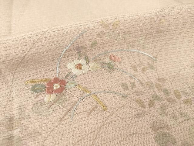 平和屋着物＊夏物　訪問着　変わり絽　風景文　暈し染め　正絹　逸品　AABH2506jd 平和屋着物＊夏物 訪問着 変わり絽 風景文 暈し染め 正絹 逸品