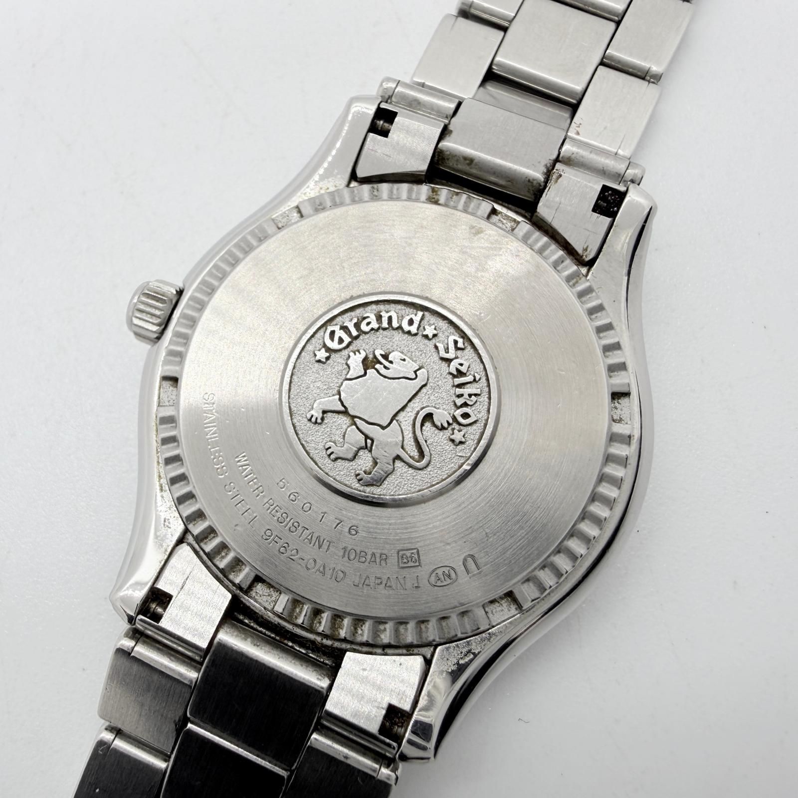 SEIKO セイコー GRAND SEIKO グランドセイコー 9F62-0A10 シルバー QZ 