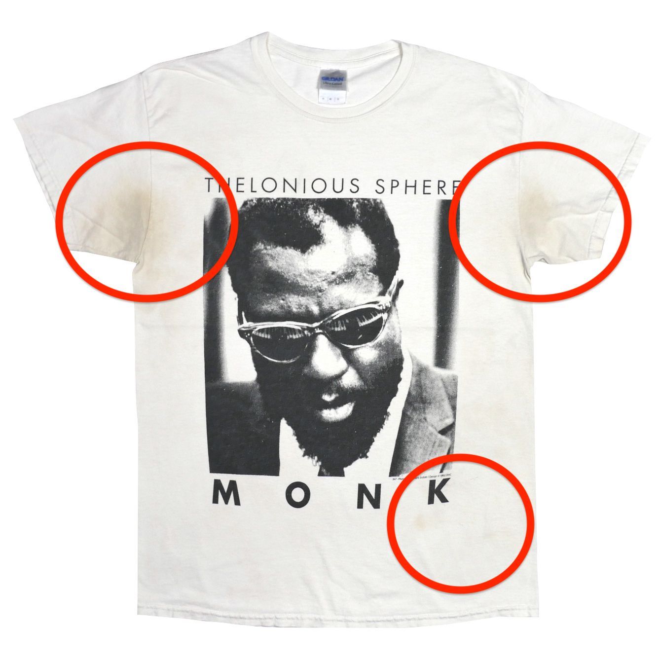 M】Thelonious Monk セロニアスモンク フォトTシャツ ジャズ 2010s