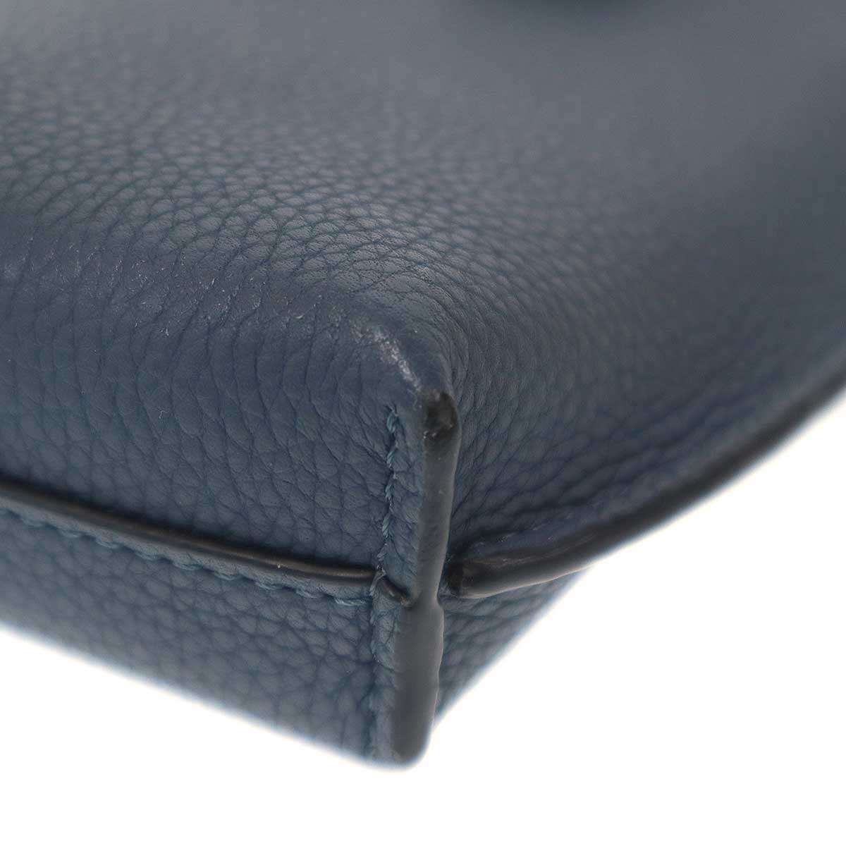 LOEWE ロエベ Gate Pocket With Shoulder Strap ゲートポケット ショルダーストラップ  ブルー ブラウン - LOEWE ロエベ Gate Pocket With Shoulder Strap ゲートポケット