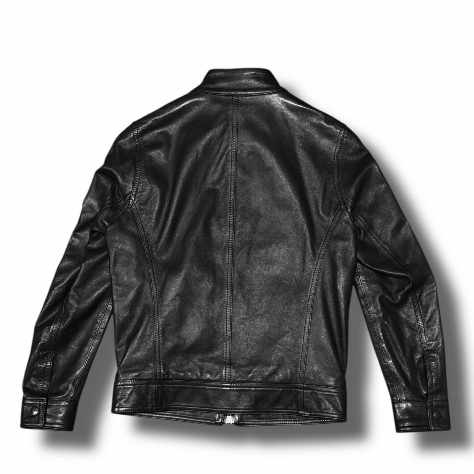 国内正規 EMMETI ラムレザー シングルライダース ジャケット 
