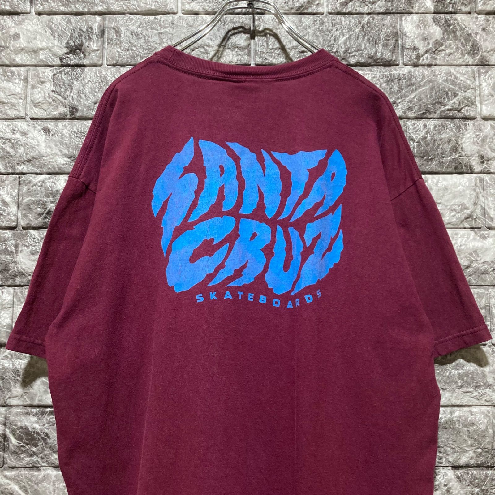 SANTA CRUZ Tシャツ NHS サンタクルーズ スケート バーガンディ