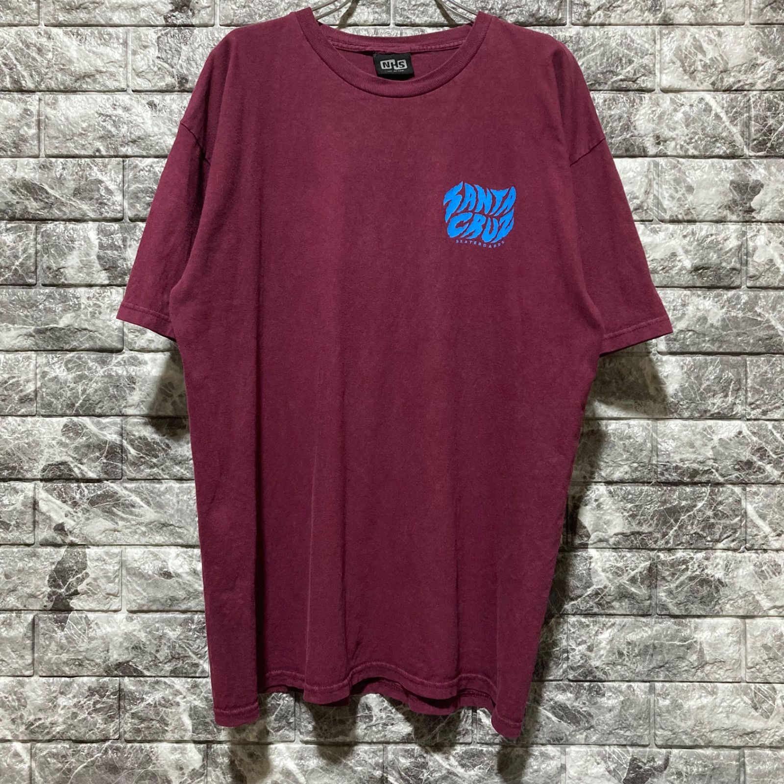SANTA CRUZ Tシャツ NHS サンタクルーズ スケート バーガンディ