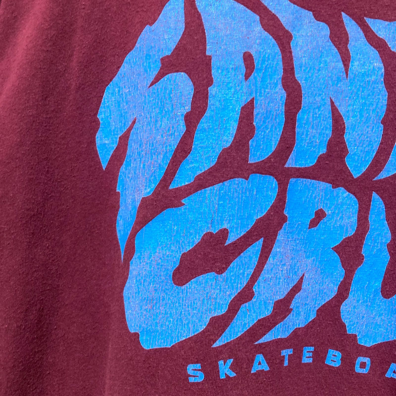 SANTA CRUZ Tシャツ NHS サンタクルーズ スケート バーガンディ