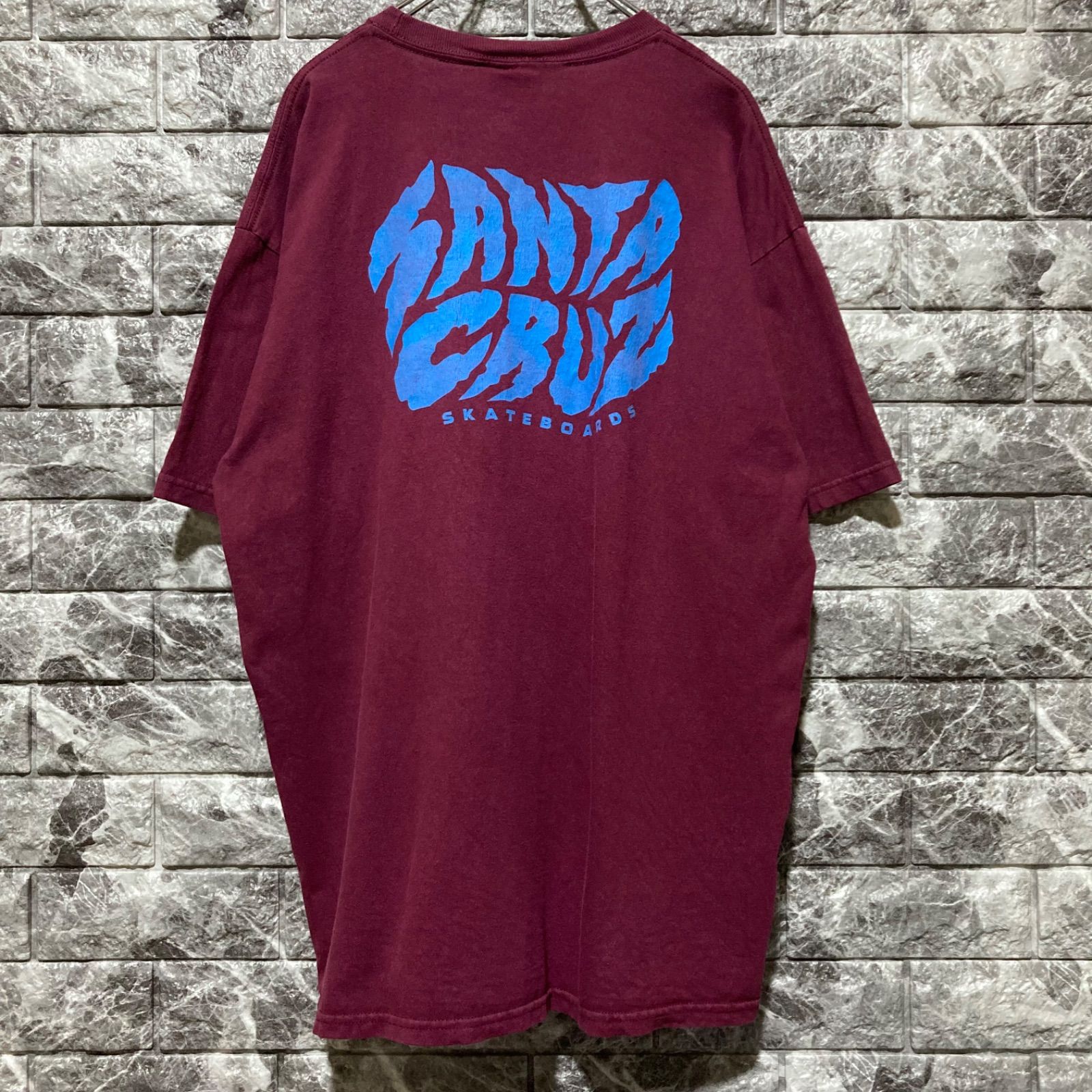 SANTA CRUZ Tシャツ NHS サンタクルーズ スケート バーガンディ