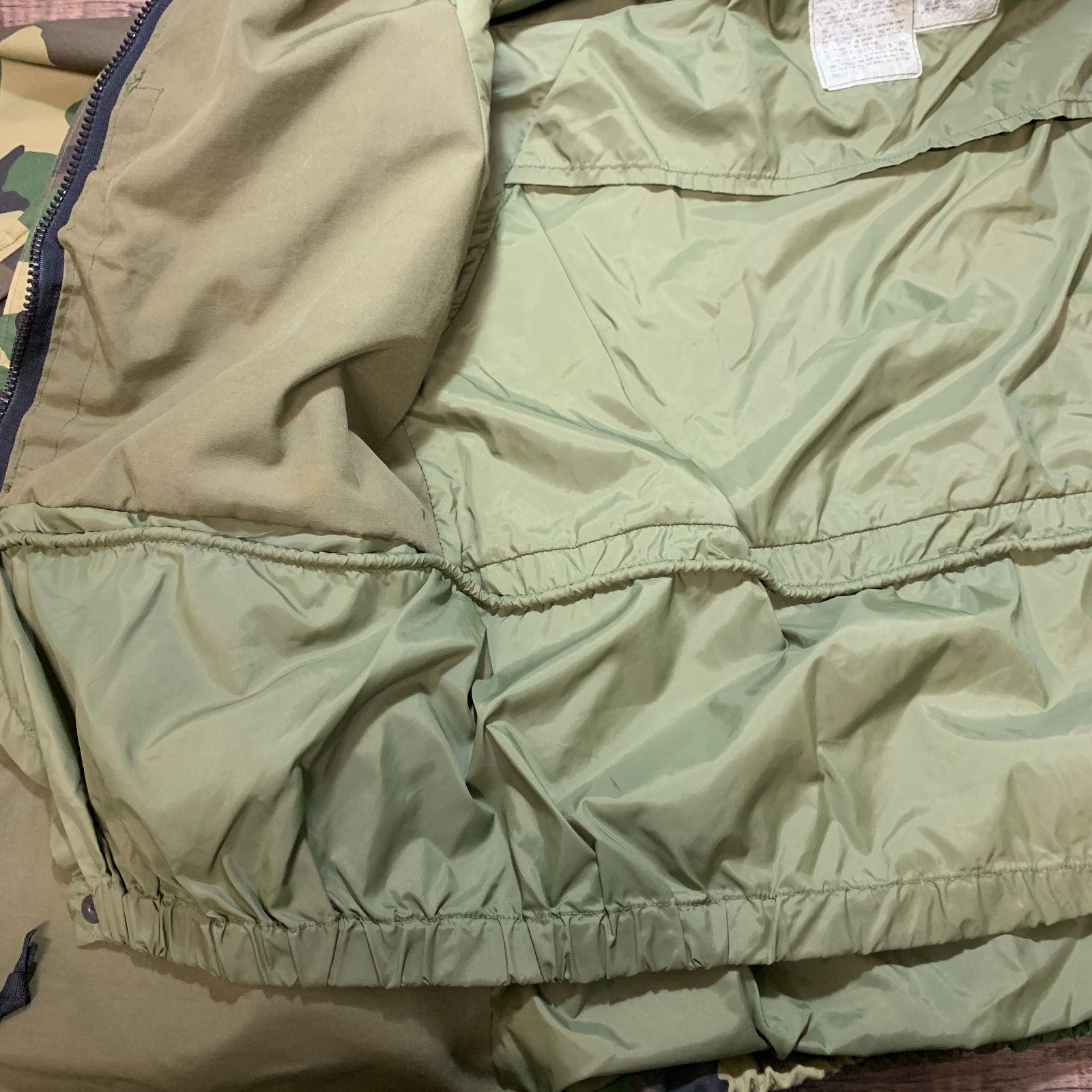 むつ75-040601][併売] 80s U.S.ARMY ECWCS GEN1 GORE-TEX PARKA ウッド 