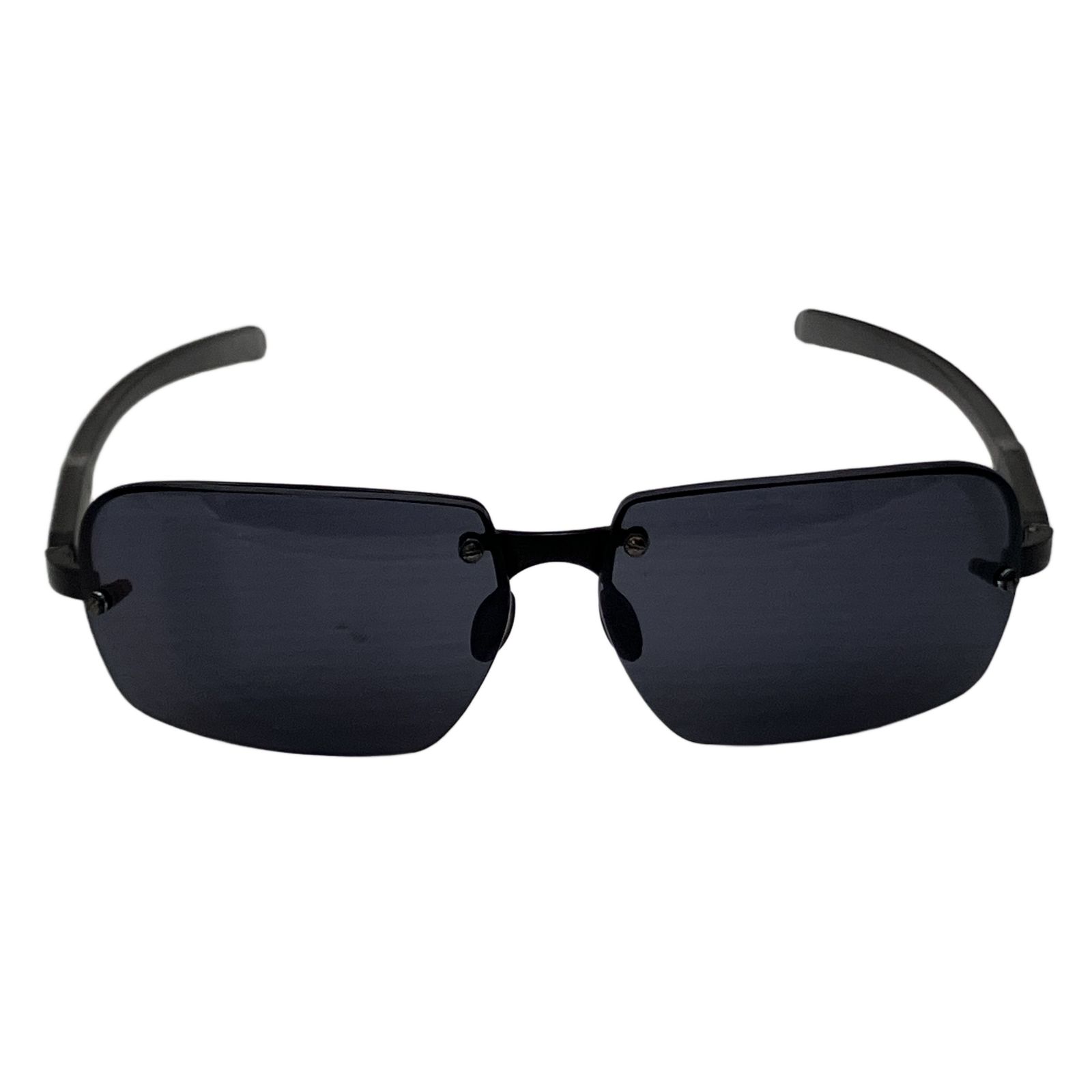 PRADA プラダ サングラス SPR 71A 7AB-1A1 男女兼用 ブラック 中古 