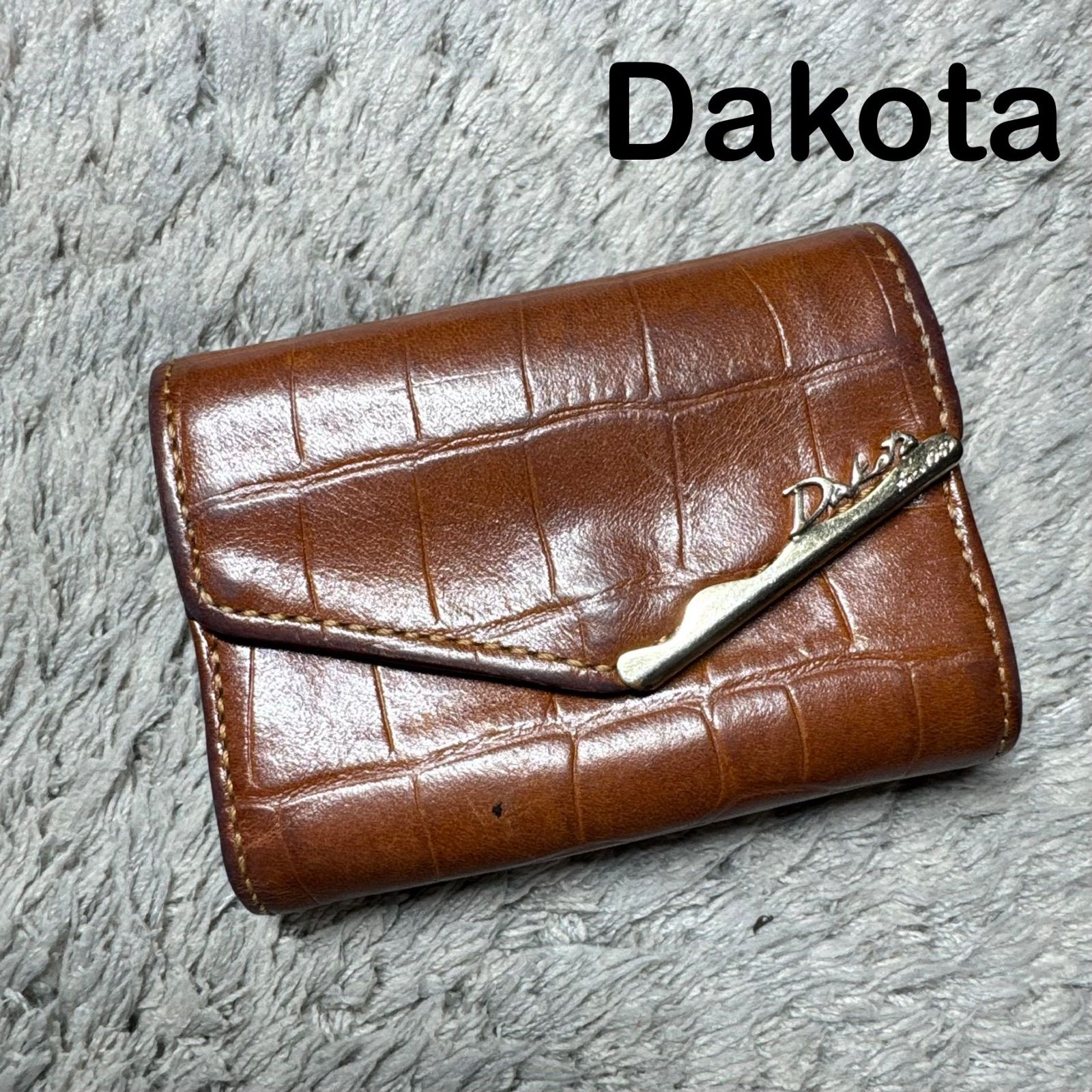 Dakota ダコタ 三つ折り財布 コンパクトウォレット 本革 レザー 