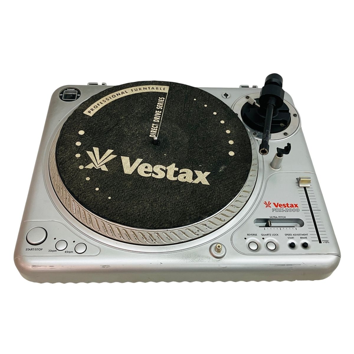 ターンテーブル　Vestax PDX-2000 2台　DJ レコードプレイヤー レコードプレイヤー】Vestax PDX-2000 mk2【ターンテーブル】 【公式通販】