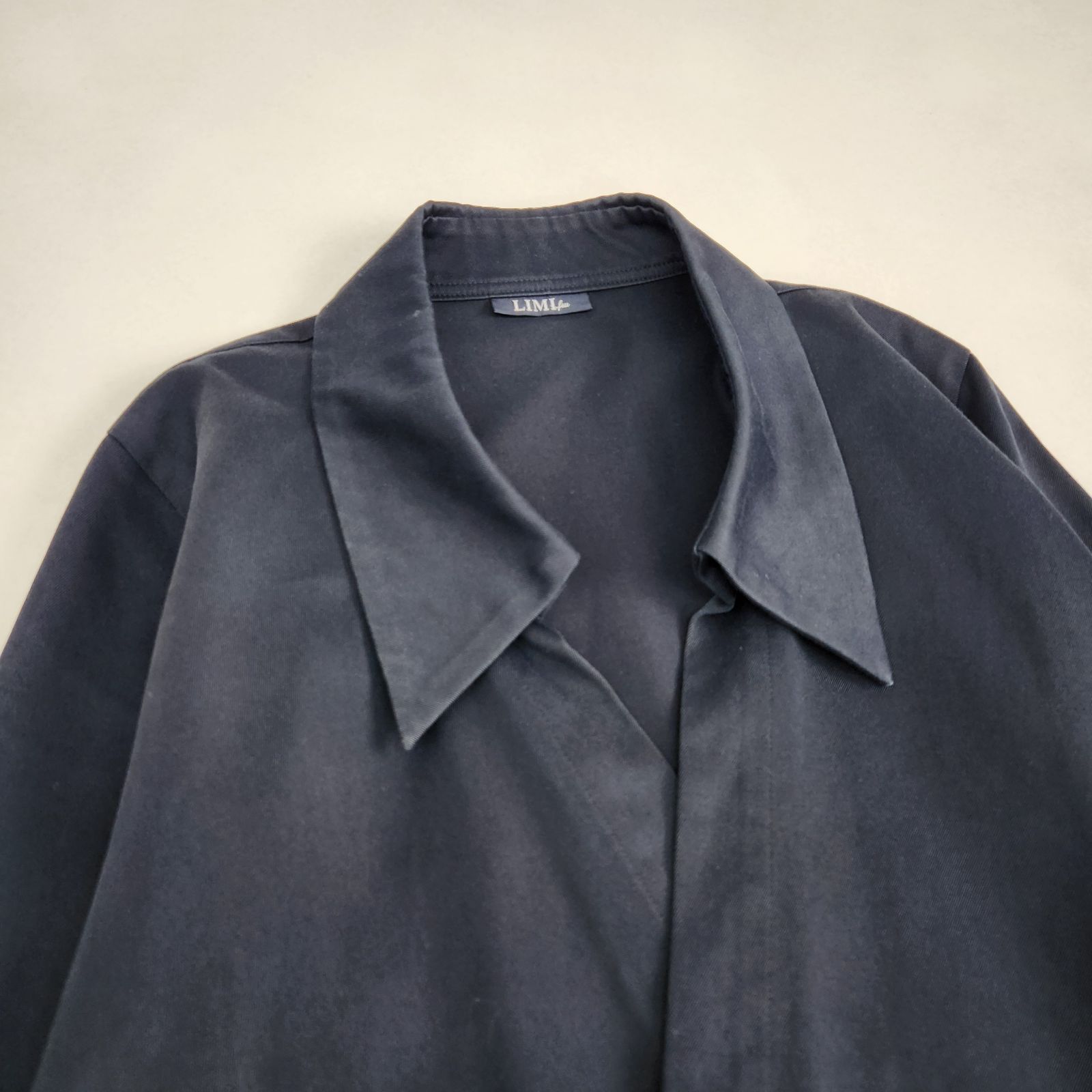 LIMI feu ロングコート ヨウジヤマモト カーディガン着物風デザイン