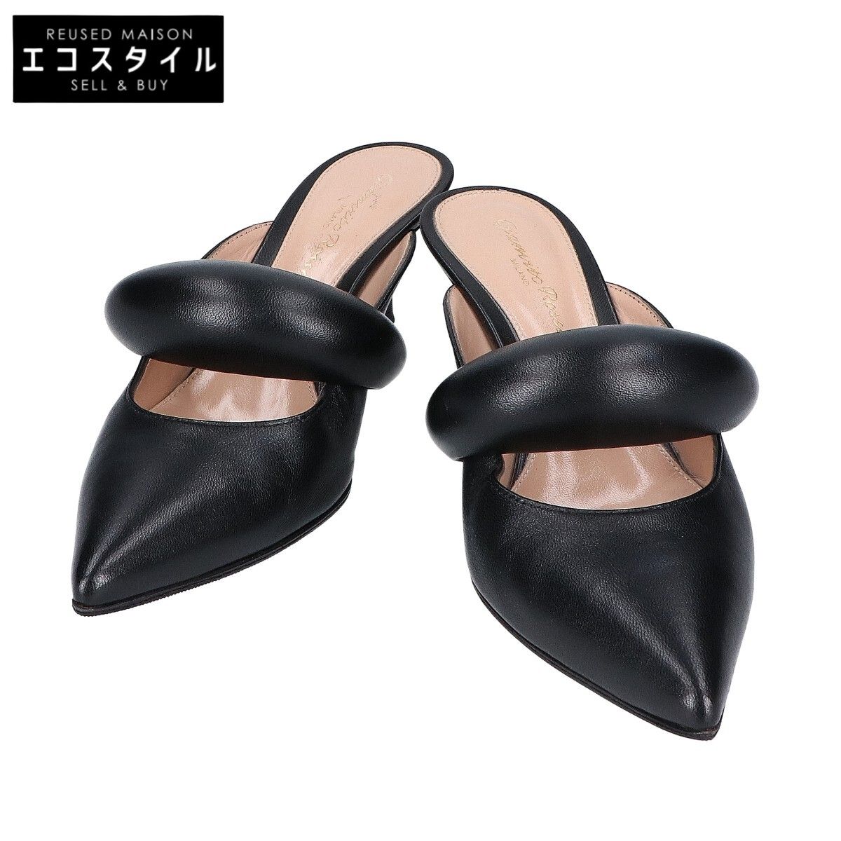 Gianvito Rossi ジャンヴィトロッシ スエードパンプス黒