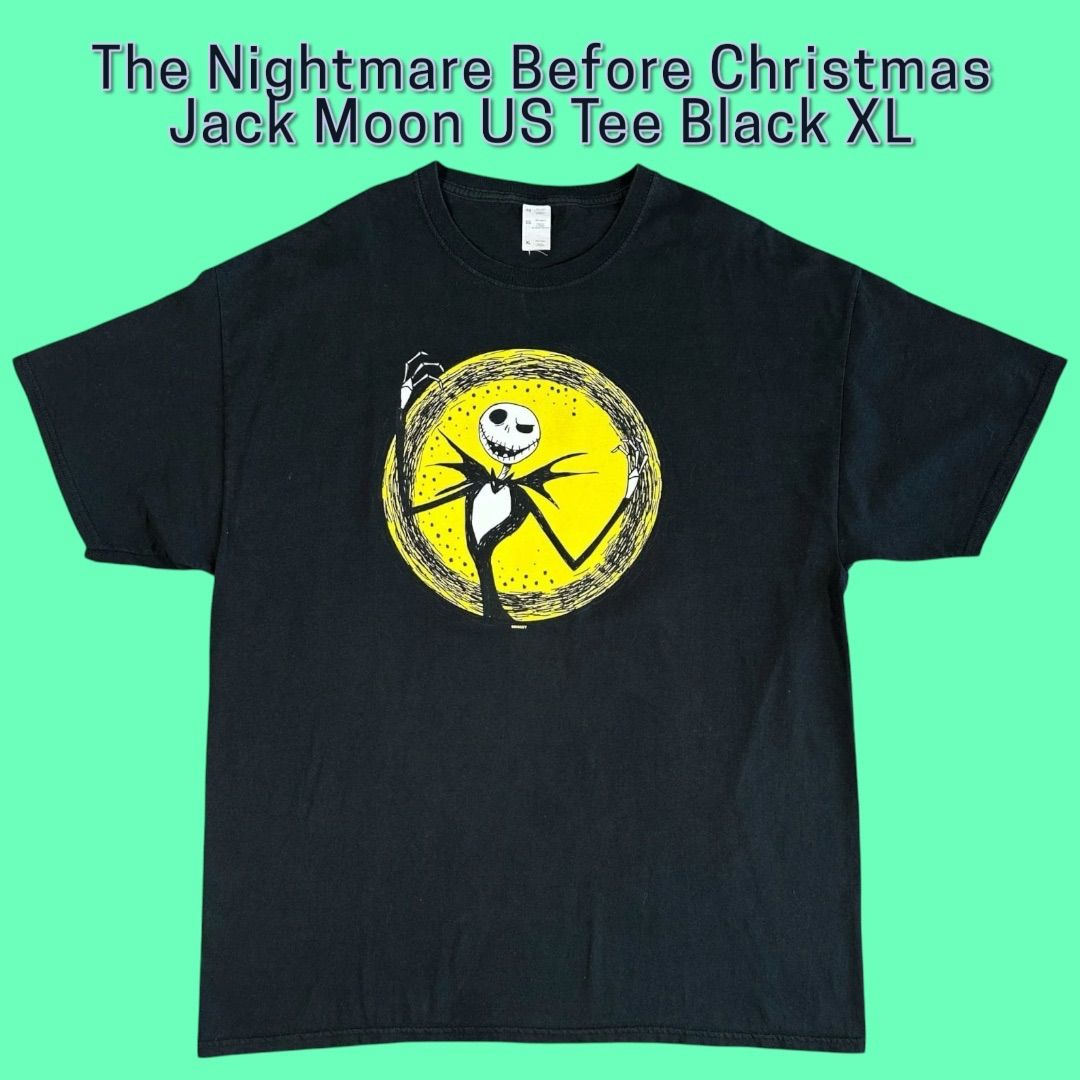 The Nightmare Before Christmas Jack Moon US Tee Black XL
