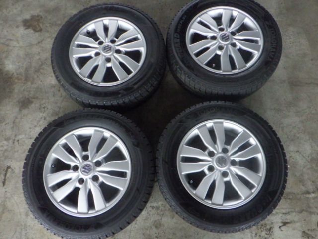 2410-151 スズキ アルミホイール＆スタッドレスタイヤ 195/65R15 2019 