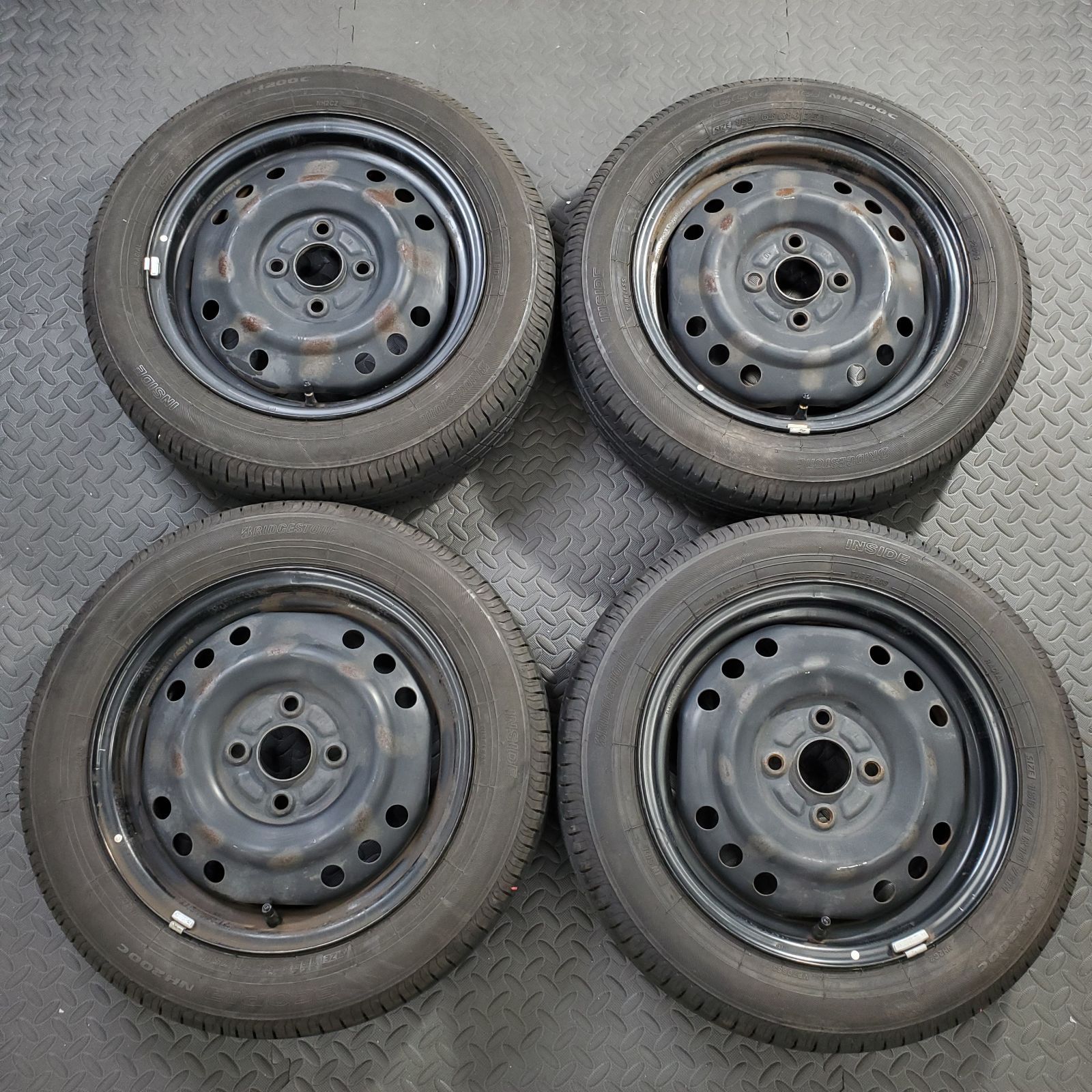22年/24年製 155/65R14 ブリヂストン エコピア NH200C ダイハツ タント 