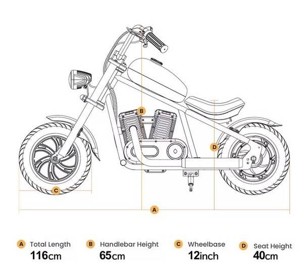 新品未開封】ハイパーゴーゴー 充電式 子ども用電動乗用 バイク最高