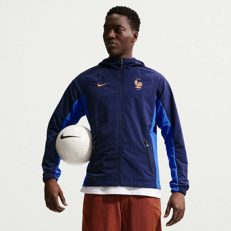 【送料無料・匿名配送】NIKE ナイキ フランス代表 2026 公式 AWF ウーブン ジャケット 紺 銅 撥水 新品 正規品