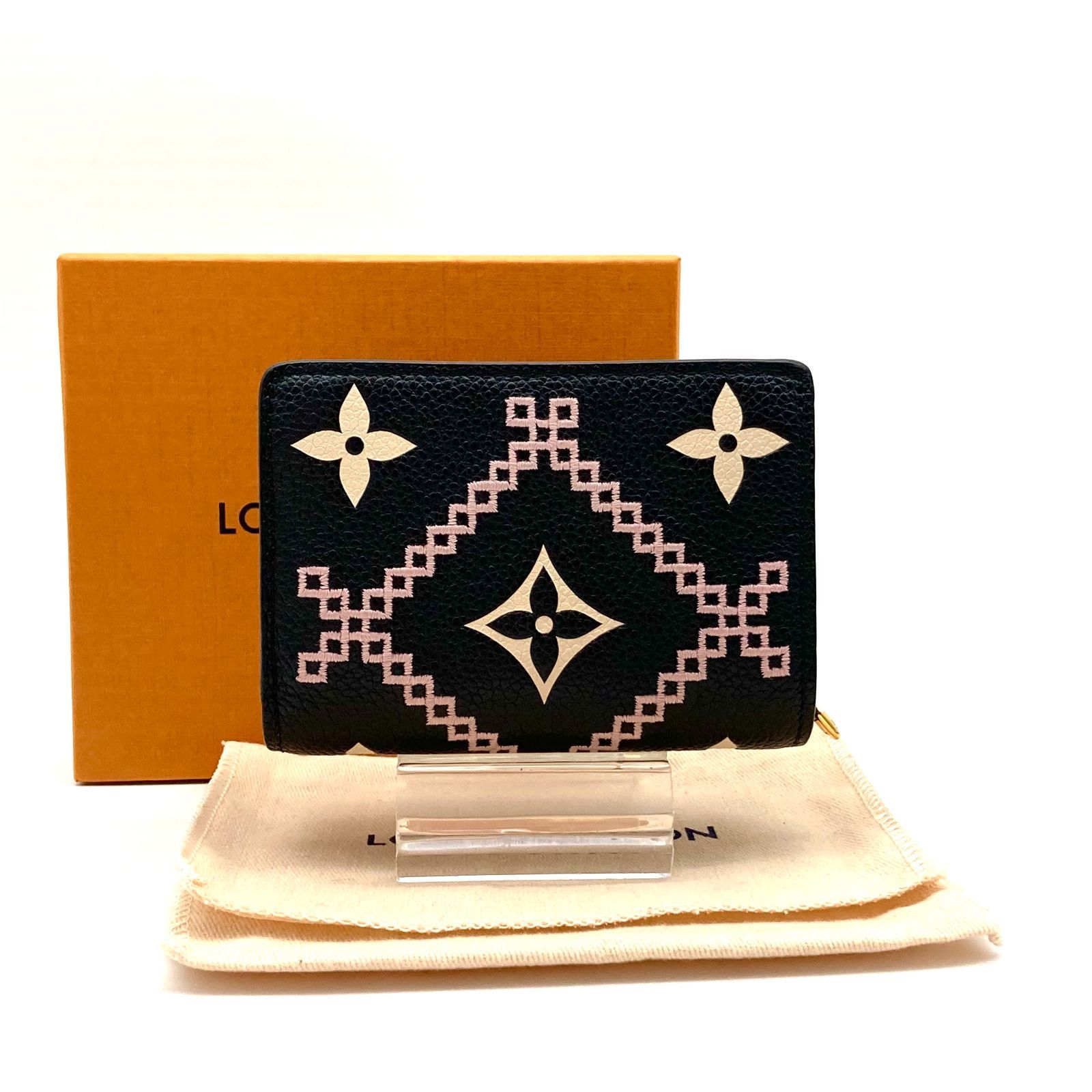 ルイヴィトン ポルトフォイユ クレア 二つ折り財布 折り財布 美品