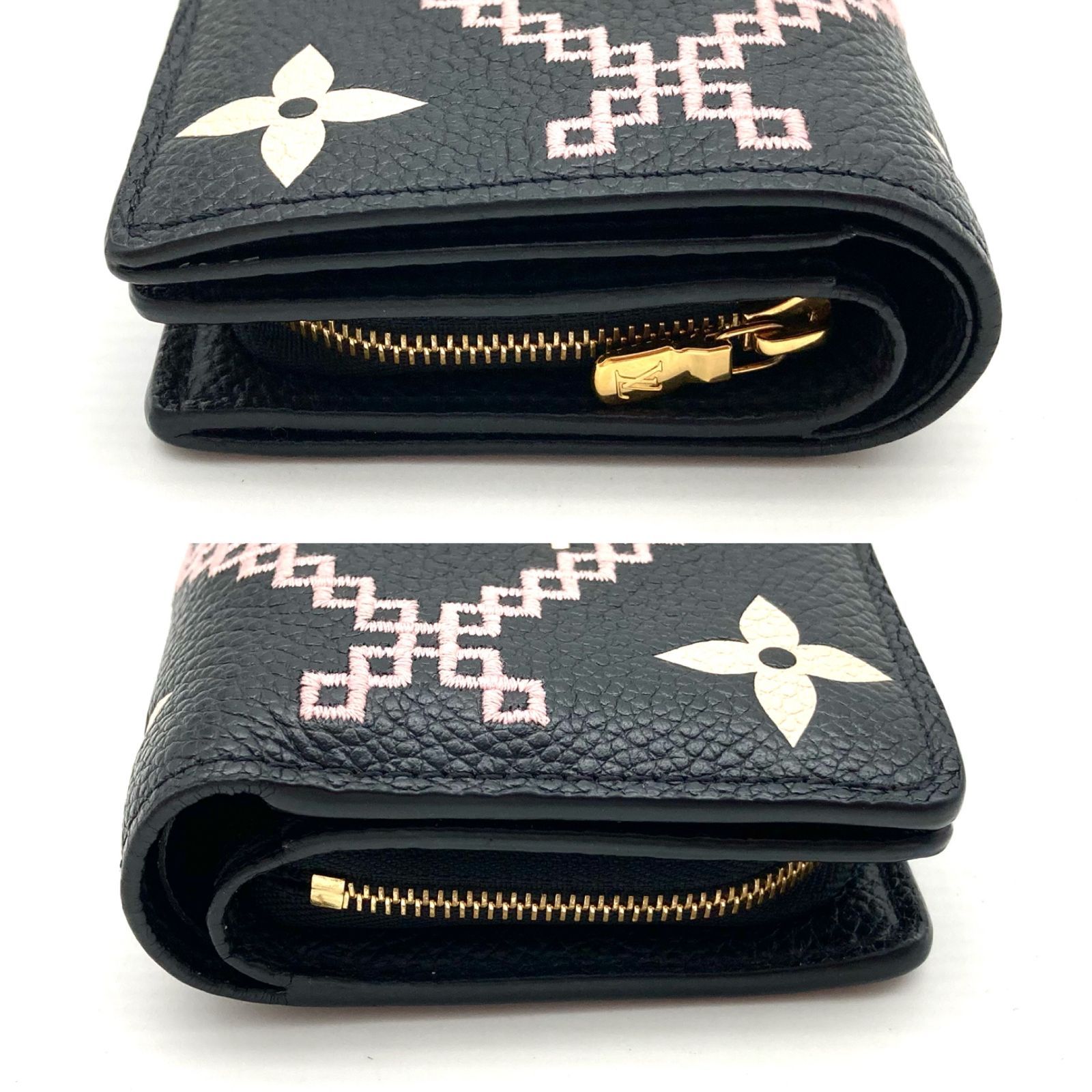 ルイヴィトン ポルトフォイユ クレア 二つ折り財布 折り財布 美品
