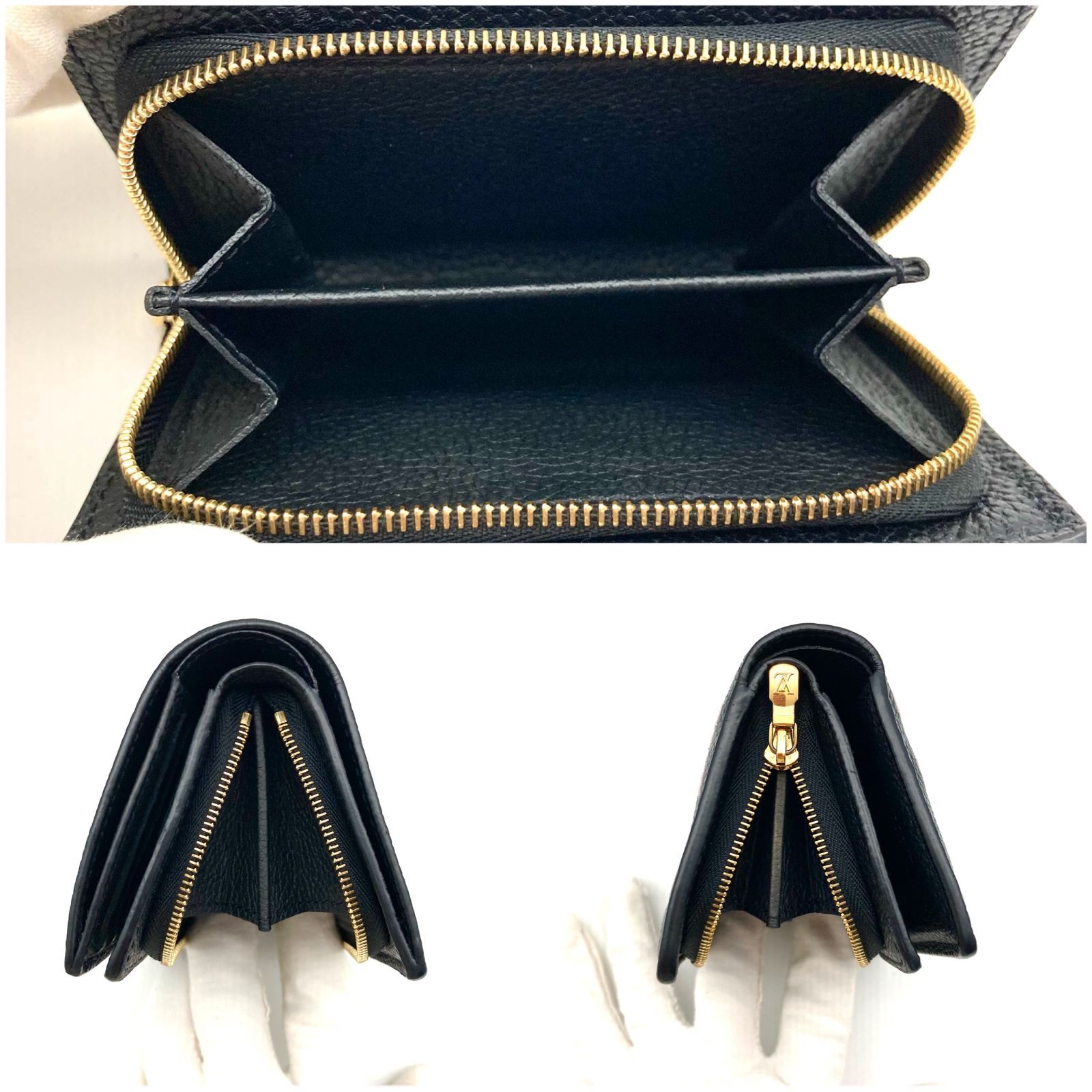 ルイヴィトン ポルトフォイユ クレア 二つ折り財布 折り財布 美品