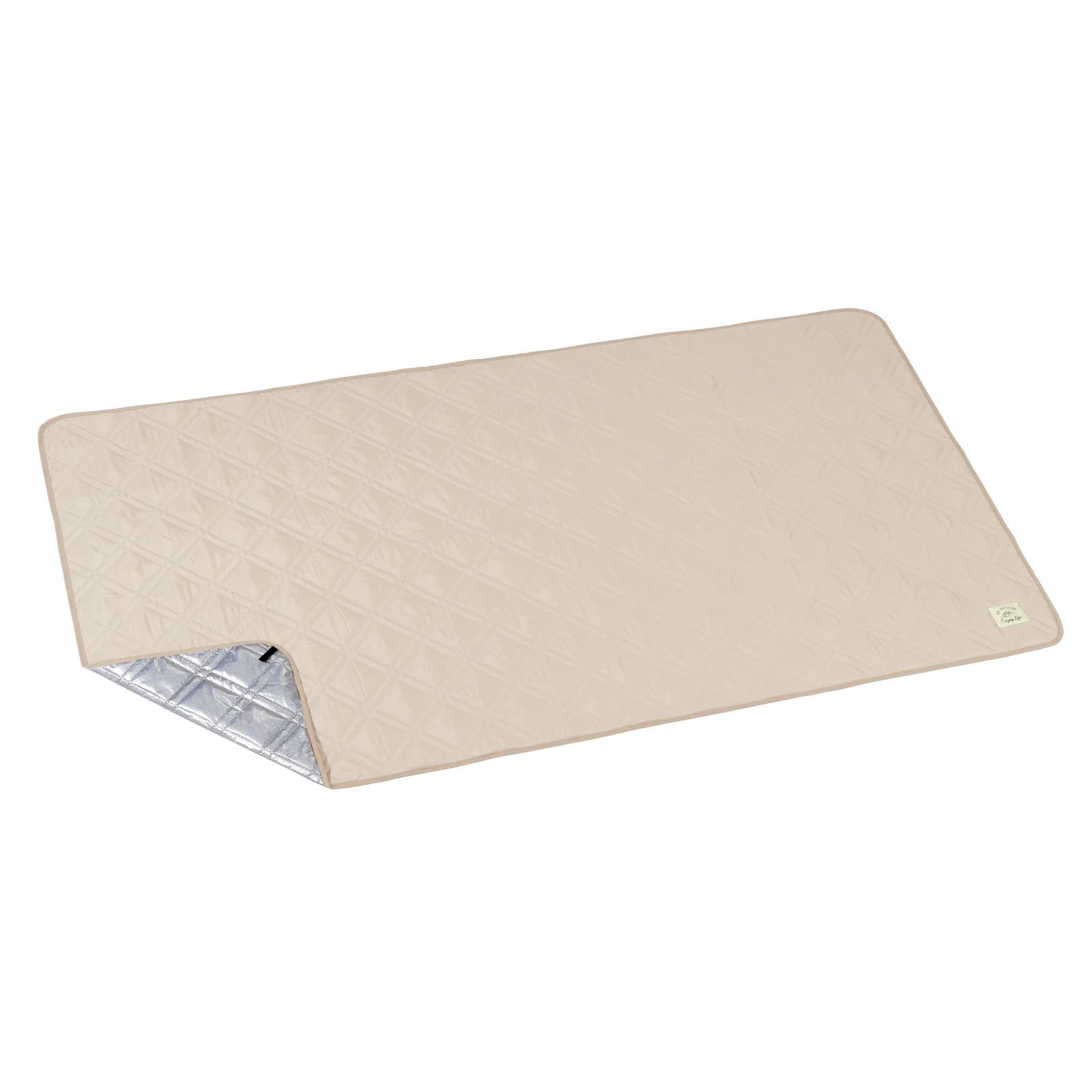 【売切注意！お早めに】 ループ付 100×180cm/200×180cm カーキ 撥水キルティングレジャーシート マット モンテ レジャーシート STAG) UB-3069/UB-3070 キャプテンスタッグ(CAPTAIN
