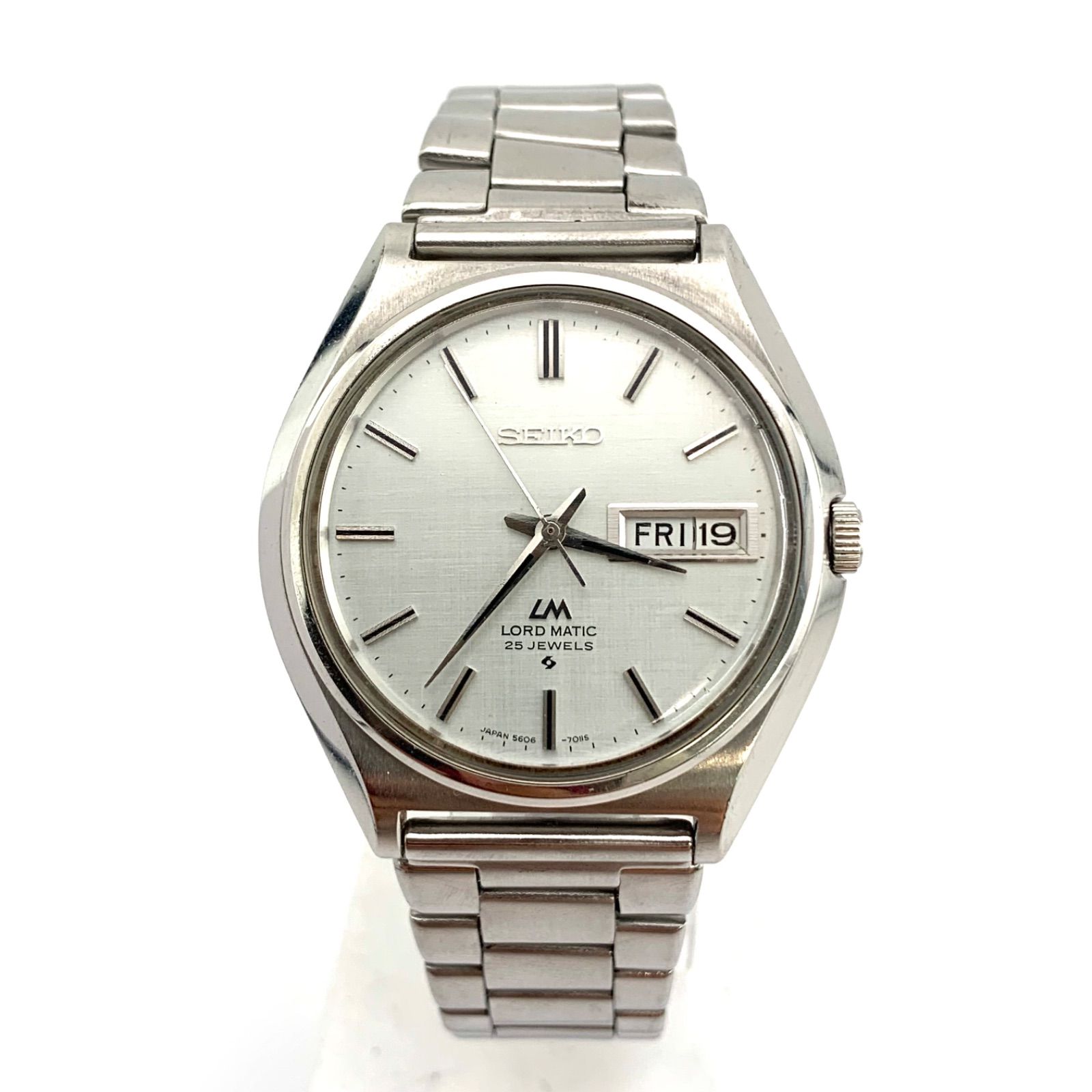 ジャンク】SEIKO Lord Matic 5606-7010 自動巻き腕時計-新ポケモン