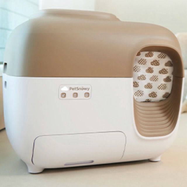 全自動スマートネコトイレ 【中古】PetSnowy SNOW+ PS-001 全自動猫 