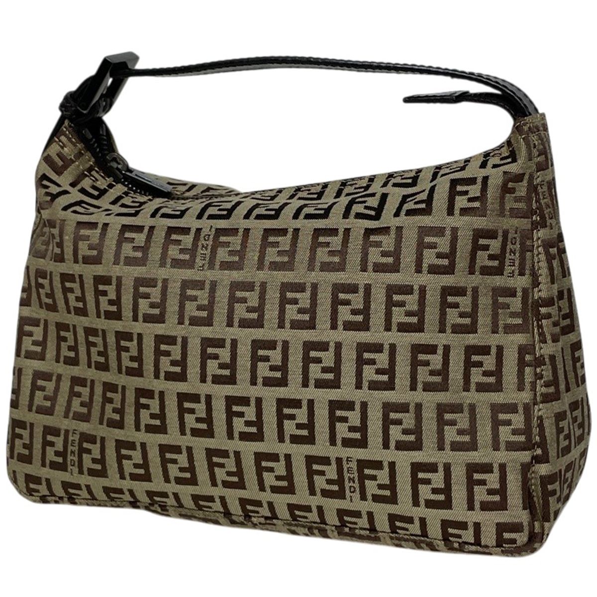 フェンディ FENDI ズッキーノ柄 ハンドバッグ ポーチ