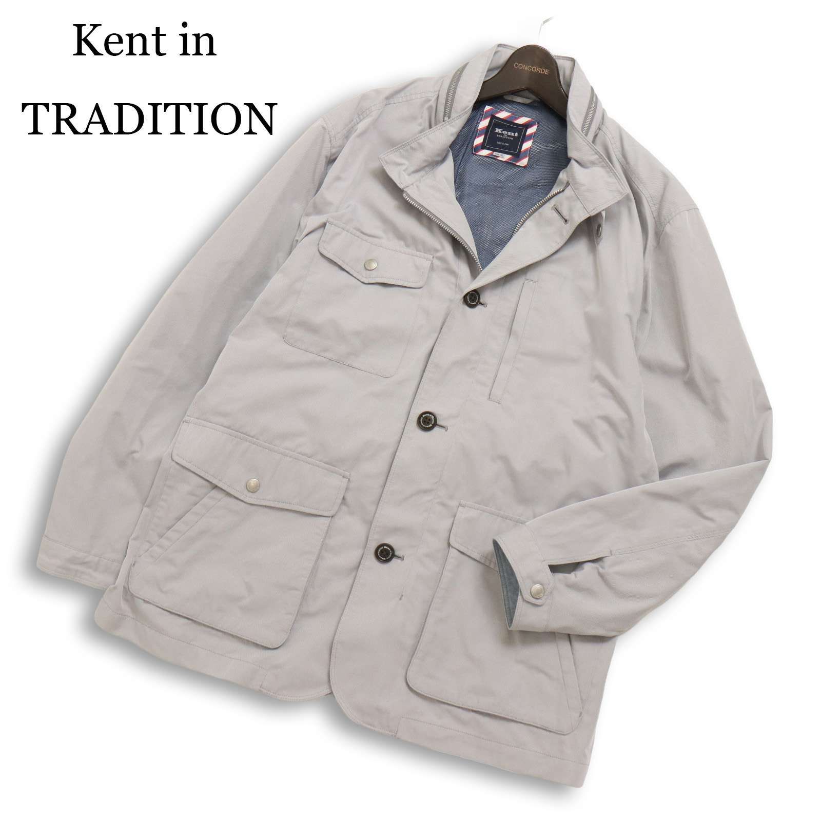 Kent in TRADITION ケント 通年☆ ジップ サファリ ジャケット 