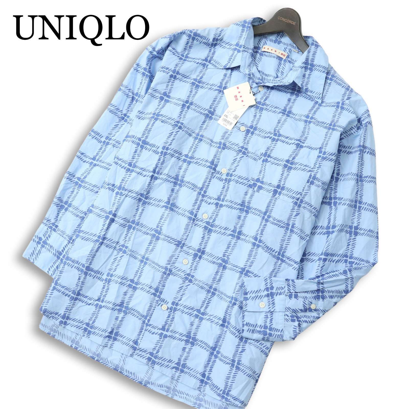 新品 22SS】 UNIQLO × MARNI ユニクロ × マルニ 長袖 オーバーサイズ 