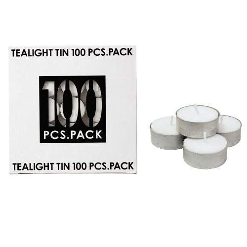 【新着商品】カメヤマ ティーライトティン１００個入 × 4個セット