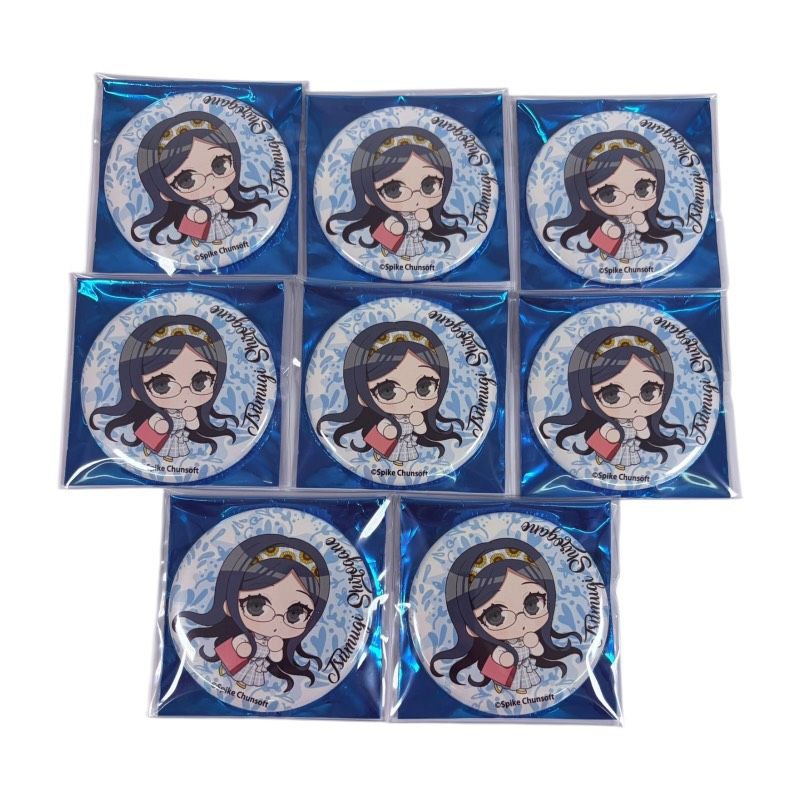 ニューダンガンロンパV3 good spoon コラボ限定 缶バッジ 白銀つむぎ
