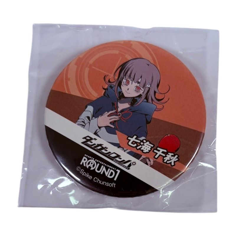ダンガンロンパ ROUND1 コラボ 缶バッジ 七海千秋 ラウンドワン - メルカリ
