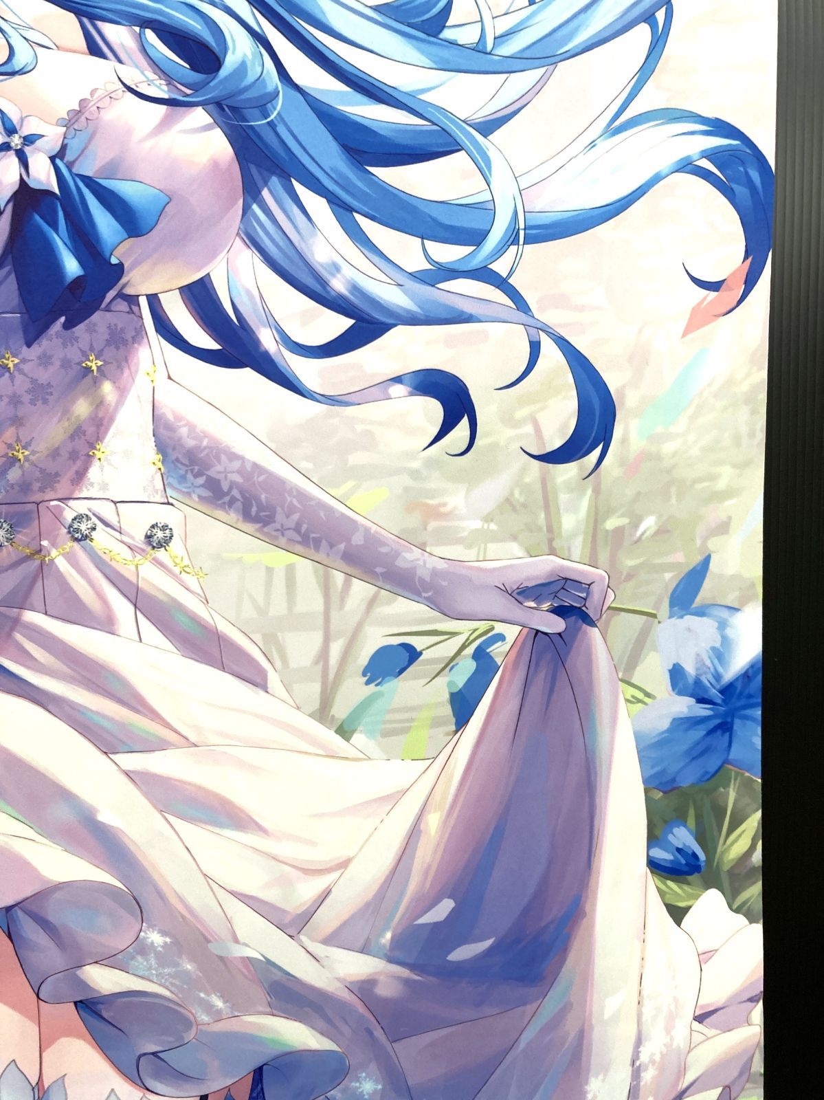 リン☆ユウ ウェディング雪花ラミィタペストリー 等身大サイズ 