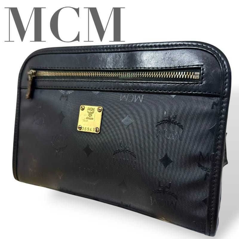 MCM エムシーエム ☆クラッチバッグ セカンドバッグ ヴィセトス柄 ロゴ