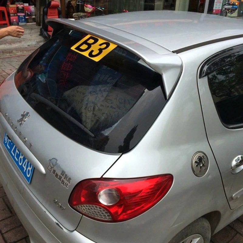 プジョー206用スポイラー ABS素材 車用リアウィング プライマー リア 
