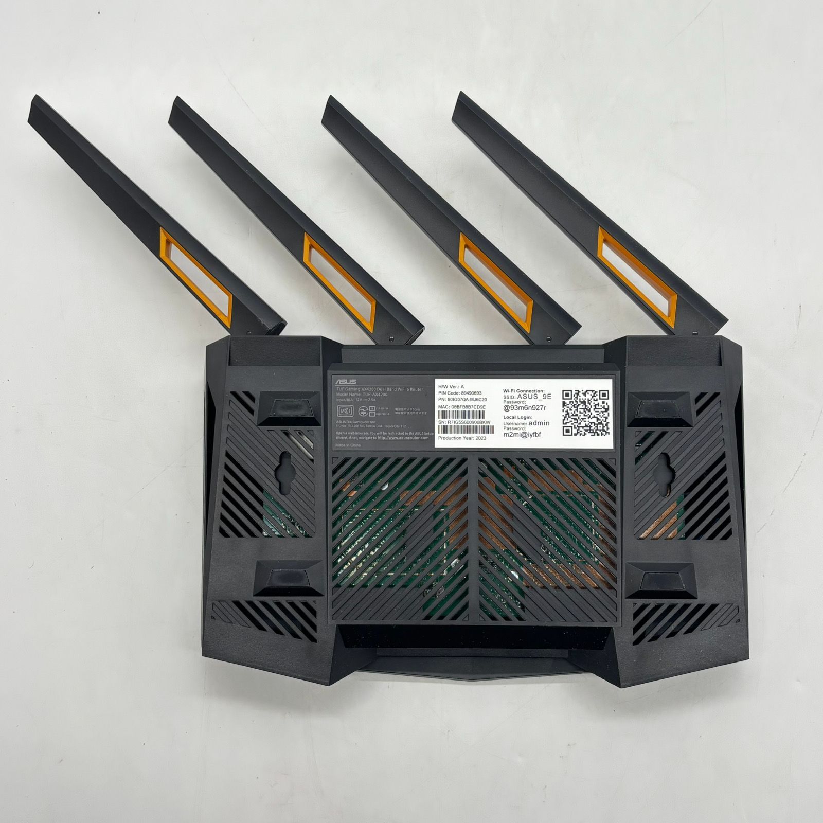 ASUS WiFi TUF-AX4200 無線ルーター 中古 - メルカリ