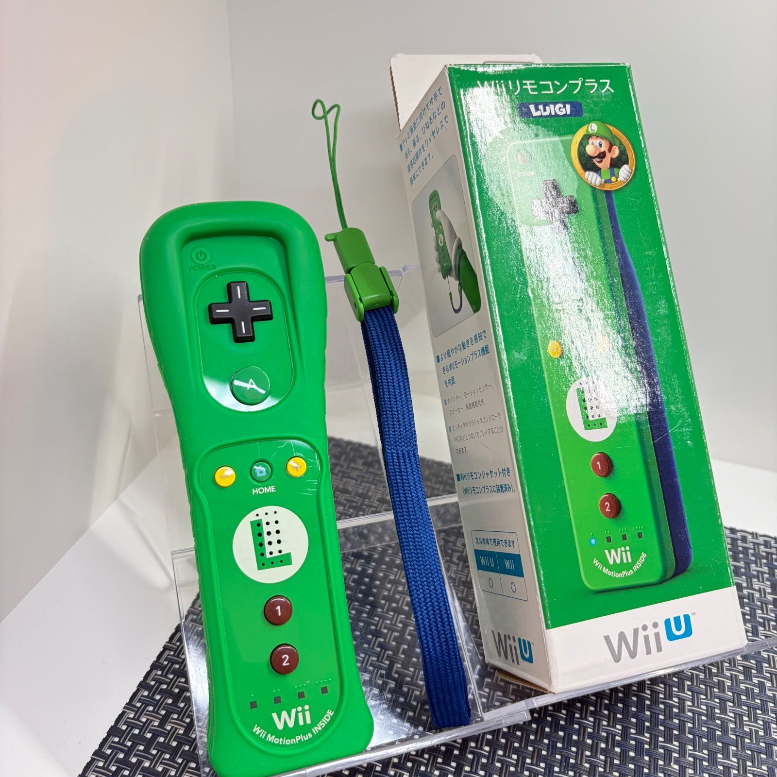 【フルメンテナンス】Wii WiiU リモコンプラス ルイージ 化粧箱付き a