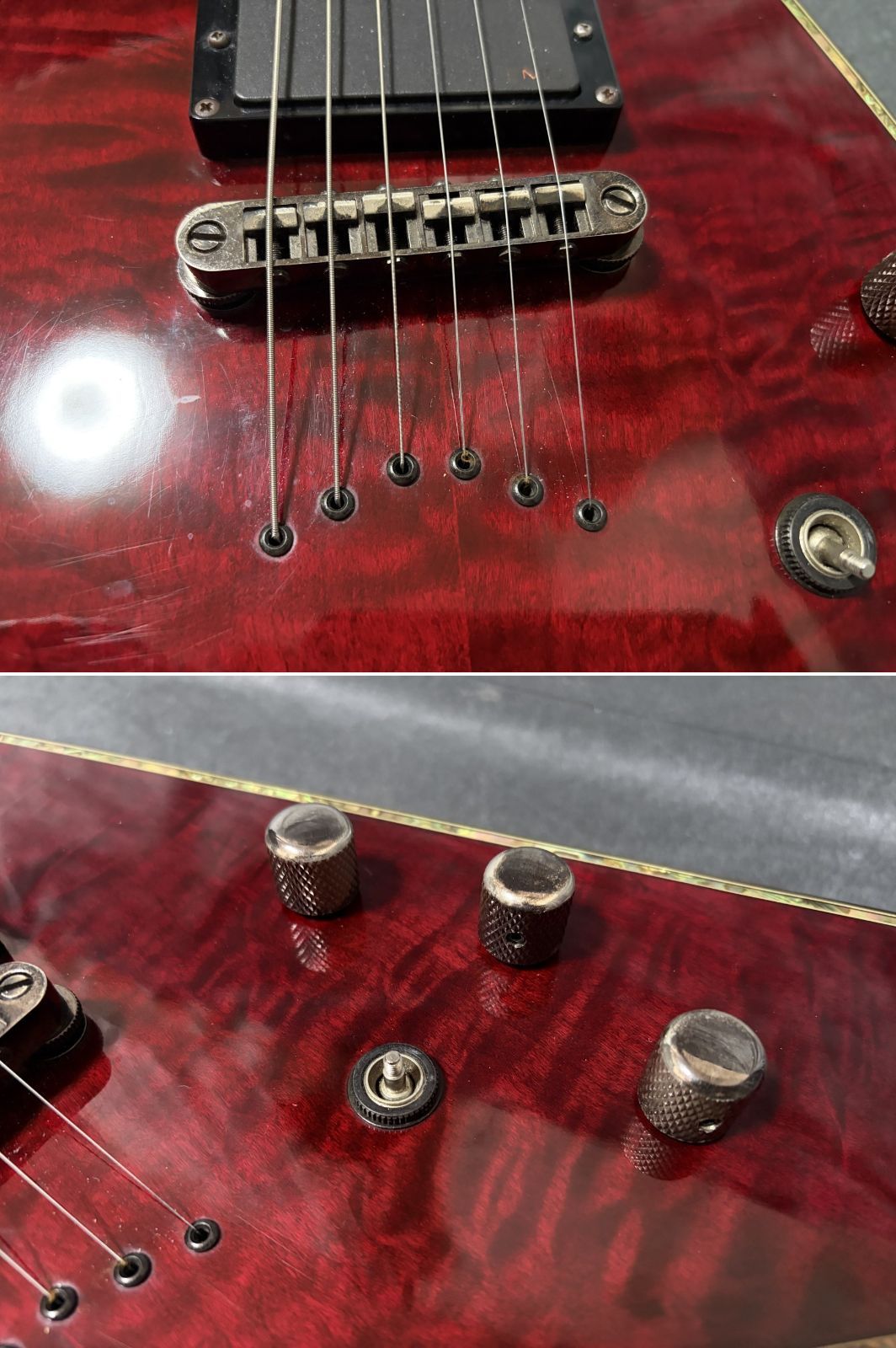シェクター レフティ EMGピックアップ搭載 Schecter AD-V-1-HR EMGピックアップ搭載 - メルカリ