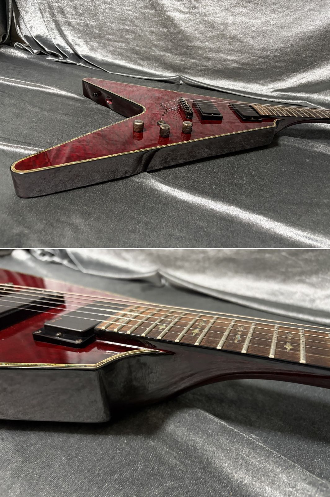 Schecter AD-V-1-HR EMGピックアップ搭載 - メルカリ