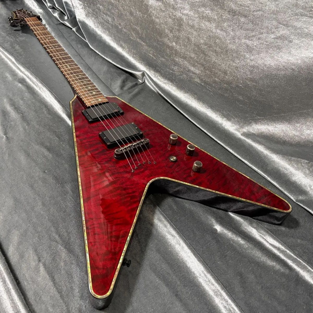 Schecter AD-V-1-HR EMGピックアップ搭載 - メルカリ