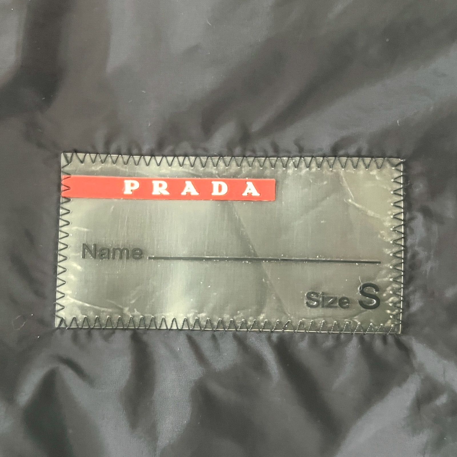 PRADA プラダ トラックジャケット ブルゾン ジップ ブラック ナイロン 