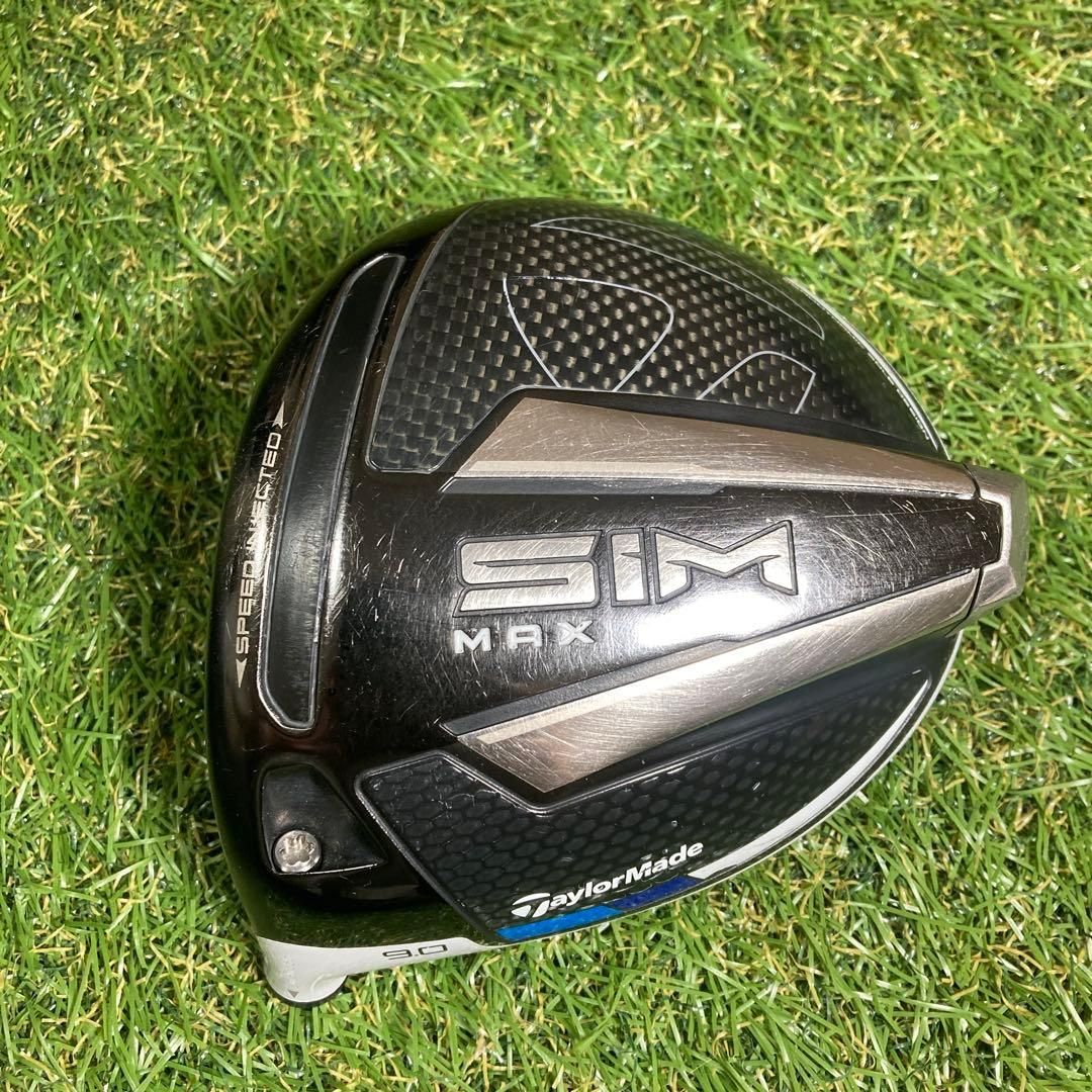 TaylorMade SIM MAX ドライバー　左レフティヘッドのみ レフティ ヘッドのみ テーラーメイド シムマックス ドライバー 左