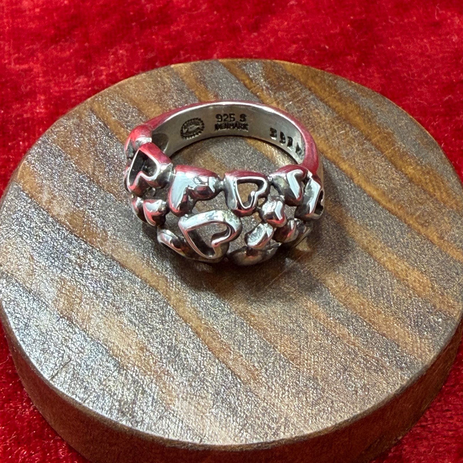 美品 ハートバイハート リングサイズ 8号 ジョージジェンセン/GEORG 