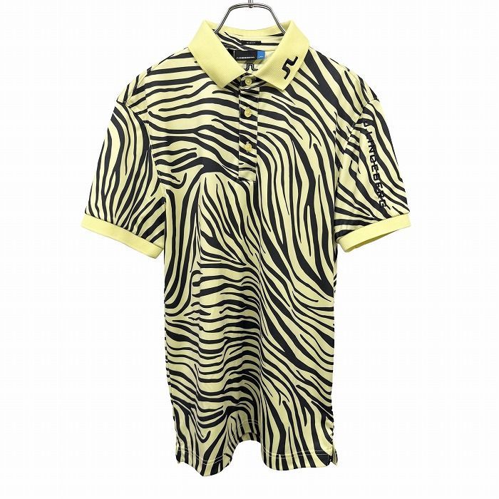 新品】ジェイリンドバーグ J.LINDEBERG ゴルフ ポロシャツ ゼブラ柄 袖
