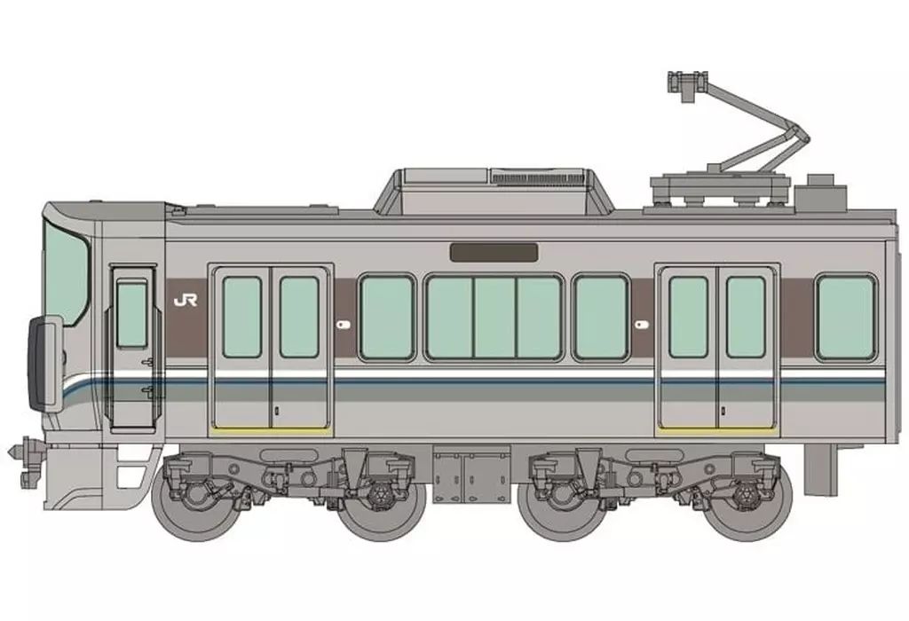 中古】鉄道模型 1/150 (4)JR西日本 225系100番代(新快速)先頭車 「鉄